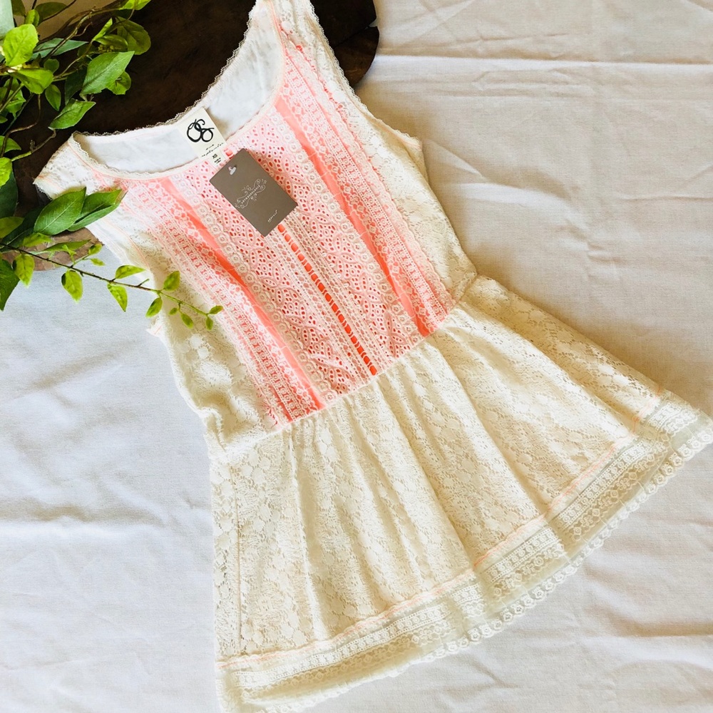 NWT Anthropologie Lace Top